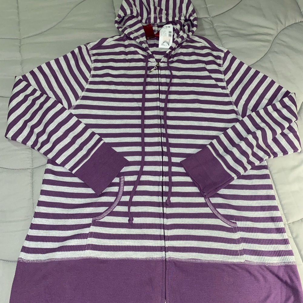 NWT Women’s Thermal Knit Zip-up Jacket